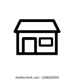 Home icon, vector illustration. Flat design style. Vector home icon illustration isolated on white background, home icon Eps10. home icons graphic design vector symbols.