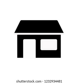 Home icon, vector illustration. Flat design style. vector home icon illustration isolated on white background, home icon Eps10. home icons graphic design vector symbols.