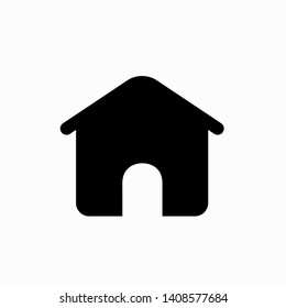 Home icon, vector illustration. Flat design style. vector home icon illustration isolated on white background, home icon Eps10. home icons graphic design vector symbols.