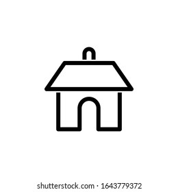 Home icon, vector illustration. Flat design style. vector home icon illustration isolated on White background, home icon Eps10. home icons graphic design vector symbols.
