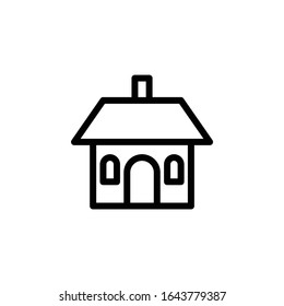 Home icon, vector illustration. Flat design style. vector home icon illustration isolated on White background, home icon Eps10. home icons graphic design vector symbols.
