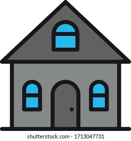 ilustración vectorial de icono doméstico plana
