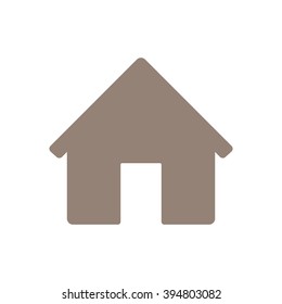 Home  icon, vector illustration. Flat design style