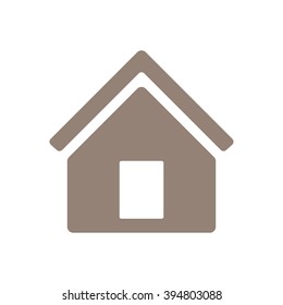 Home  icon, vector illustration. Flat design style