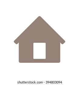 Home  icon, vector illustration. Flat design style