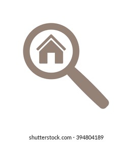 Home  icon, vector illustration. Flat design style