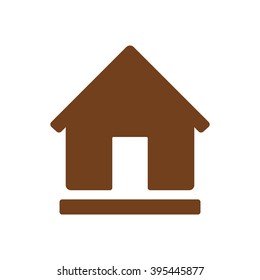 Home  icon, vector illustration. Flat design style