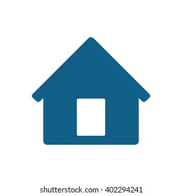 Home  icon, vector illustration. Flat design style