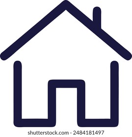 Startseite Icon Vektorillustration Hohe Qualität