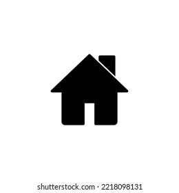 Home icon vector illustration. House sign and symbol