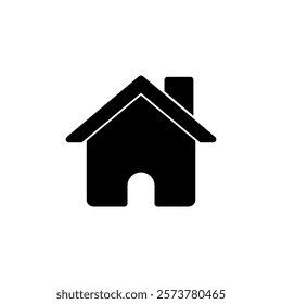 Home icon vector illustration. House sign and symbol