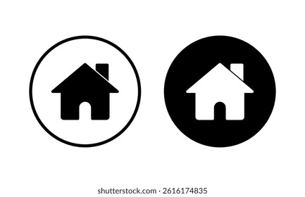 Home icon vector illustration. House sign and symbol