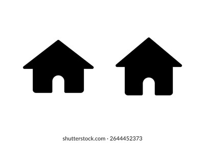 Home icon vector illustration. House sign and symbol