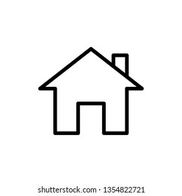 Home Icon Vector Illustration Logo Template