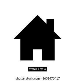 home icon vector, illustration logo template for many purpose. Isolated on white background.