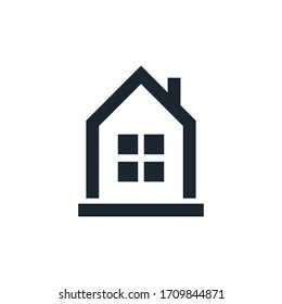 home icon vector illustration logo template