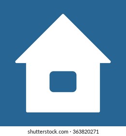 home icon, vector illustration. Modern design. Flat design style