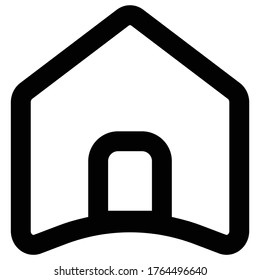 Ilustración vectorial de icono residencial. uso perfecto para web, diseño, etc.