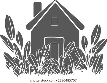 home icon Vector Illustration. private house..