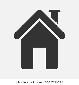 home icon vector illustration sign