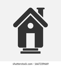 Home-Icon-Vektorillustration-Illustrationszeichen auf Hintergrund