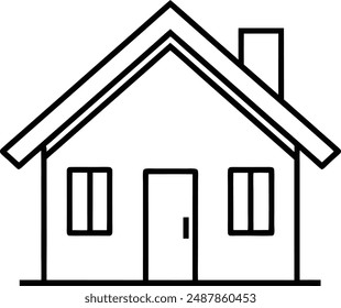 Home icon vector illustration silhouette