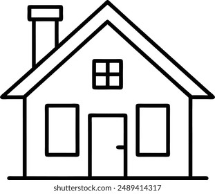 Home icon vector illustration silhouette.