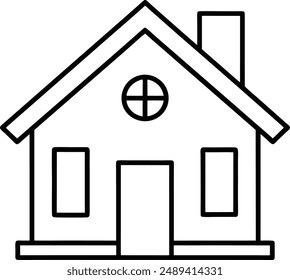 Home icon vector illustration silhouette.
