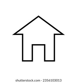 Home-Symbol. Startsymbol für Vektorgrafik.