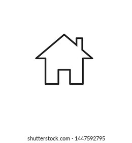 home icon vector illustration template
