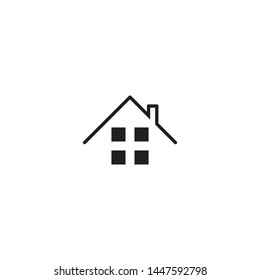 home icon vector illustration template