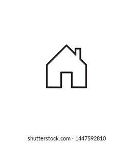 home icon vector illustration template