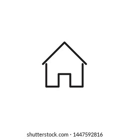 home icon vector illustration template