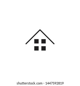 home icon vector illustration template