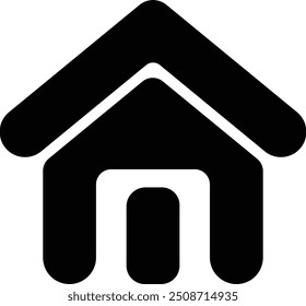 home icon. home icon vector illustration and transparent background.
