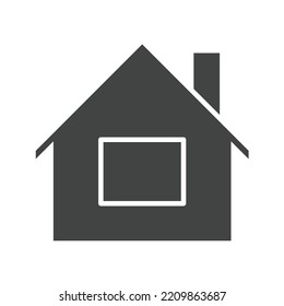Home icon vector image. Can also be used for Media Buttons. Suitable for mobile apps, web apps and print media.