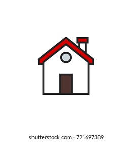 Home Icon Vector Isolated
