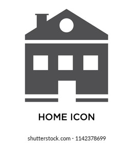 Home icon vector isolated on white background for your web and mobile app design, Home logo concept