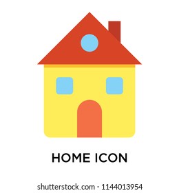 Home icon vector isolated on white background for your web and mobile app design, Home logo concept