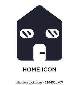Home icon vector isolated on white background for your web and mobile app design, Home logo concept