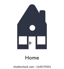 Home icon vector isolated on white background for your web and mobile app design, Home logo concept
