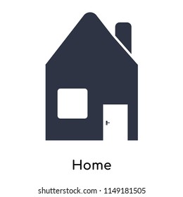 Home icon vector isolated on white background for your web and mobile app design, Home logo concept