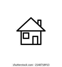 home icon vector isolated on white artboard