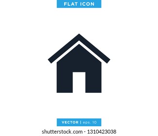 Home Icon Vector Logo Design Template