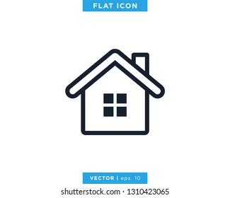 Home Icon Vector Logo Design Template