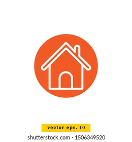 Home Icon Vector Logo Design Template