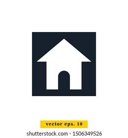Home Icon Vector Logo Design Template