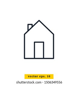 Home Icon Vector Logo Design Template