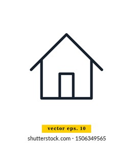 Home Icon Vector Logo Design Template