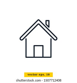 Home Icon Vector Logo Design Template